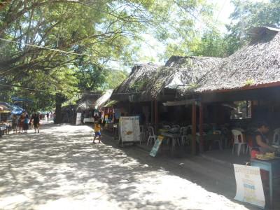 Visiting Agua Azul Waterfalls Near Palenque, Mexico Stalls at Agua Azul - the commercial aspect.