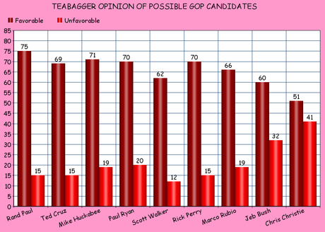 The Teabagger View Of GOP's 2016 Presidential Hopefuls