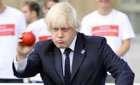 Boris: larger than life but difficult to see!