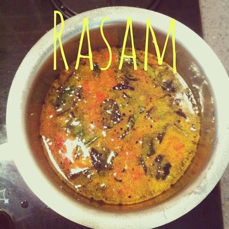 Weekend Cooking: A Recipe for Flu and Virals Pepper rasam boiling on our stove