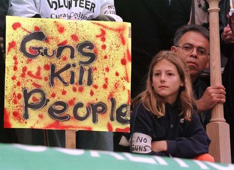 Gun protest
