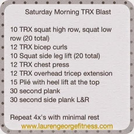 Saturday Workout Fun + An Easy Healthy Dinner Swap