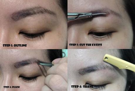 How to trim your eyebrow