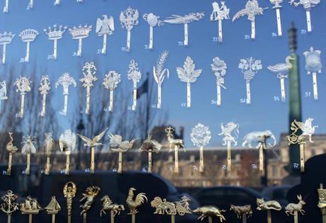 A Wednesday Wander: Copper & Keyholes in Paris Keys