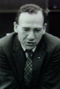 Eddie Hughes in 1957. Hughes played an important role in the publication of the Nature of the Chemical Bond and became a valued colleague of Pauling's in the years that followed.
