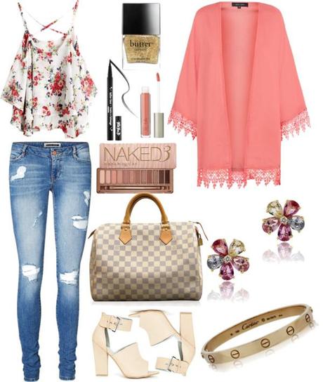 Date Night - Coral Floral