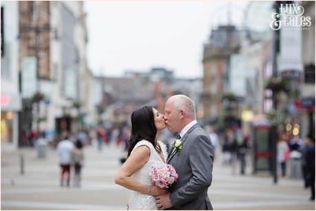 Leeds Club wedding photography bride & groom portraits city urban