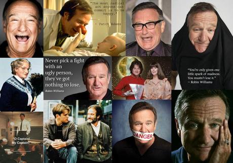 Sunday Postcards: Remembering Robin Williams Robin Williams Mood Board MAIN FAF