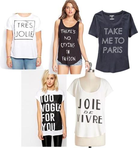 Fashion and French T-shirts