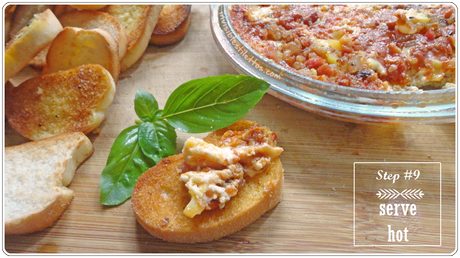 Cheesy Hot Pizza Dip with Crunchy Garlic Bread