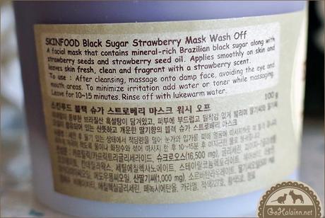 Skinfood Black Sugar Strawberry Mask Wash Off Review