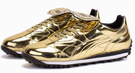 Gilded Feet:  Puma Avanti 24K Gold Metallic Sneaker