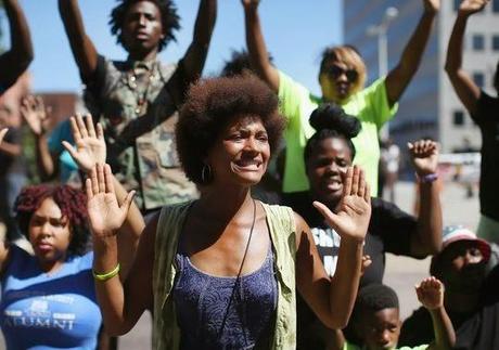 Hands up, don't shoot Ferguson