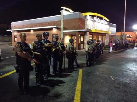 Ferguson McDonald's guarded