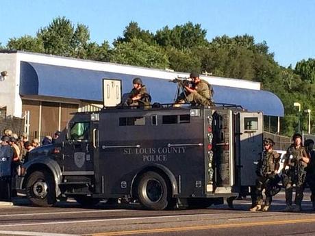 Ferguson police militarized