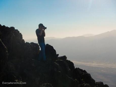 Death Valley Photographer Silhouette at Night