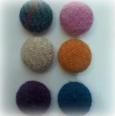 tweed buttons