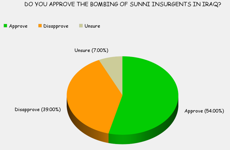 Second Poll Verifies Public Support For The Iraq Bombing