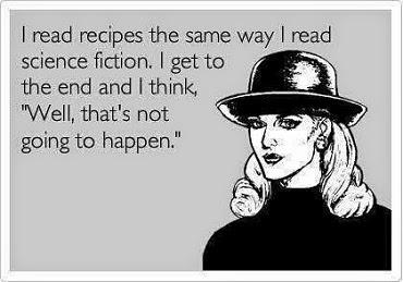 55 QUESTIONS ABOUT BOOKS | PART ONE http://www.angellebatten.com/you-really-dont-need-another-recipe/read-recipes-like-science-fiction/