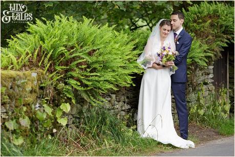 Broadoaks Wedding Photographer Windermere || Tux & Tales Photography || Bride & groom portraits country lane