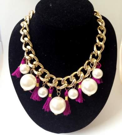 DIY Collaboration: Statement Necklace CS DIY PEARL TASSEL NECKLACE