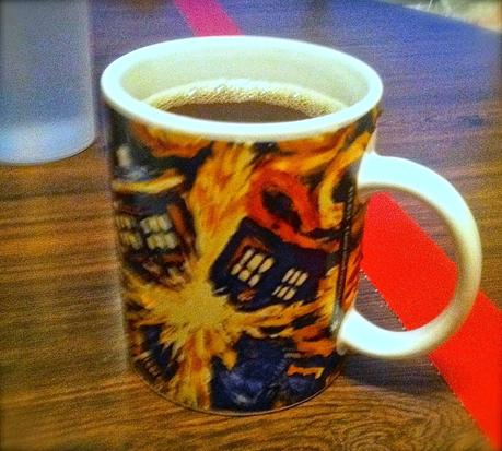 Doctor Who Tardis Exploding Van Gogh Mug