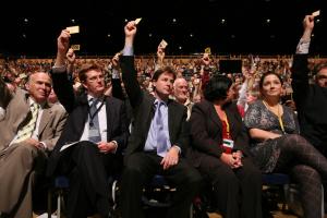nick_clegg_danny_alexander_and_vince_cable_vote_for_the_make_it_happen_resolution
