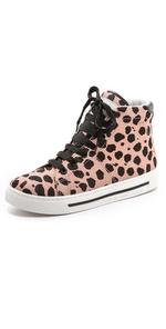 marc jacobs, high tops, sneakers, leopard high top sneakers