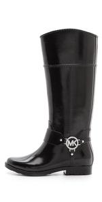michael kors, rain boots, black boots. tall boots, fall boots