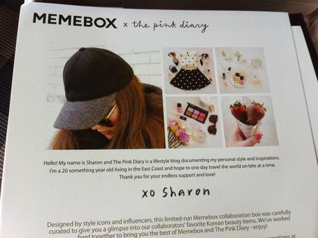 Memebox X The Pink Diary Collaboration Box - Unboxing, Review