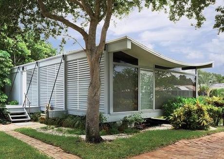Sarasota modern home by Paul Rudolph with sweeping roof