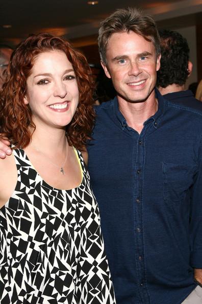 Sam Trammell and Megan Hayes GBK Productions Luxury Lounge Day 2 Tommaso Boddi Getty Images