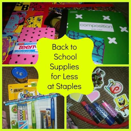Back to School Supplies for Less at Staples