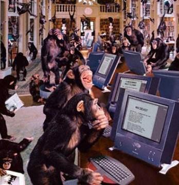 Monkeys typing Shakespeare