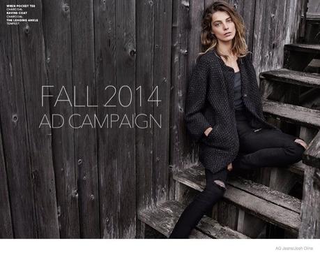 DARIA WERBOWY FOR AG JEANS FALL 2014 ADS REVEALED DARIA WERBOWY FOR AG JEANS FALL 2014 ADS REVEALED