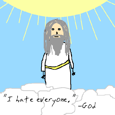 God hates everyone