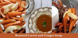 Healthy Roasted Carrot and Ginger Soup