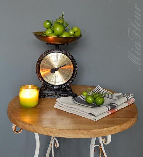 Styling with Vintage Brass Scales Vintage brass scales- Miafleur