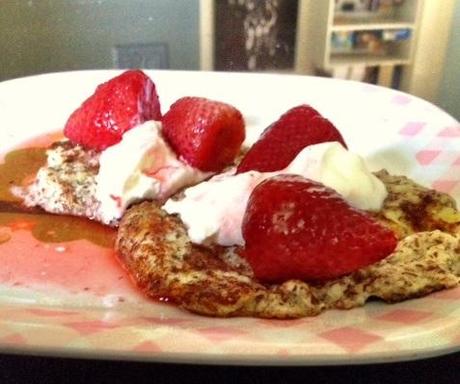 Back to you with Flourless Griddle Cakes – Enjoy! flourless pancakes