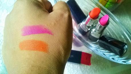 Chambor Powder Matte Lipstick in Orange Falmbe & Pink Flamingo Review Chambor Powder Matte Lipstick in Orange Falmbe & Pink Flamingo Review
