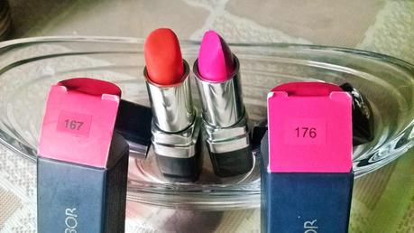 Chambor Powder Matte Lipstick in Orange Falmbe & Pink Flamingo Review Chambor Powder Matte Lipstick in Orange Falmbe & Pink Flamingo Review