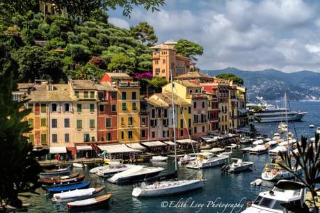 Portofino, Italy, Italian Riviera, boats, sea, vista, landscape, travel photography