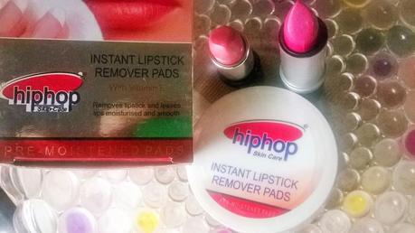 Hiphop Skin Care Instant Lipstick Remover Pads Review Hiphop Skin Care Instant Lipstick Remover Pads Review