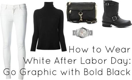 how to style white jeans after labor day