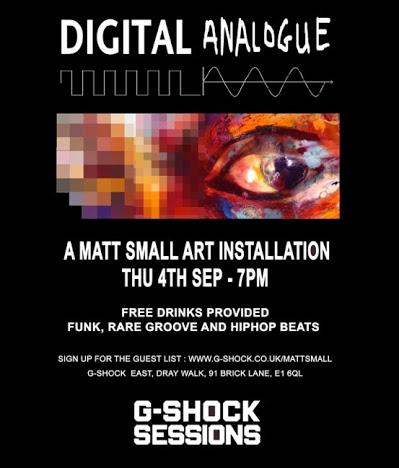 G‐SHOCK Art Sessions with Matt Small Installation