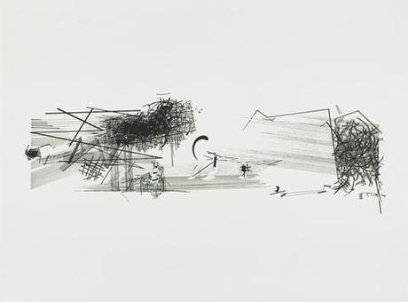 Daniel Libeskind architectural sketch