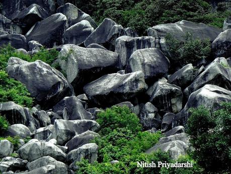 Geology of Pithoria hills near Ranchi city, India.