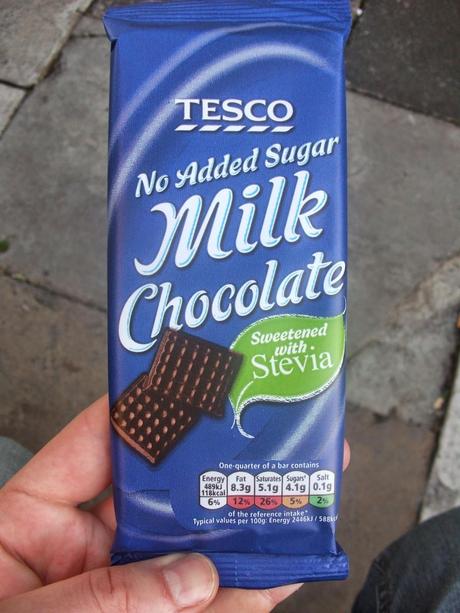 Tesco No Added Sugar Stevia Milk Chocolate Review