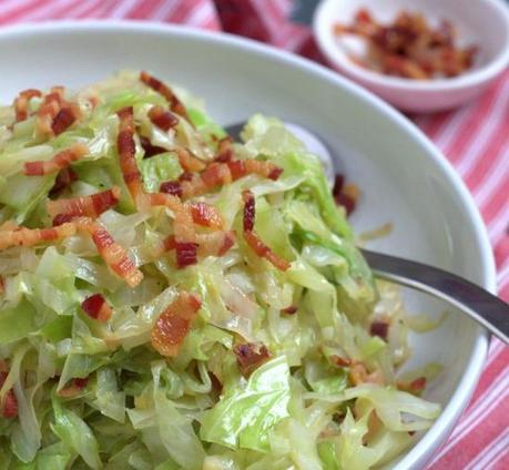 Fried Cabbage with Pancetta