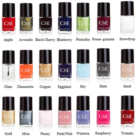 Crabtree Evelyn Nail colours